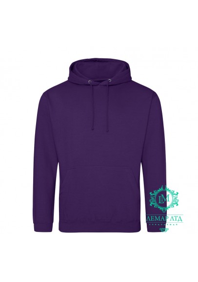 Худи Just Hoods College Purple PU (фіолетовий)